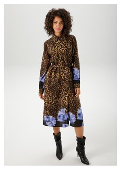 Aniston Sukienka w kolorze karmelowo-niebieskim ze sklepu Limango Polska w kategorii Sukienki - zdjęcie 188946543