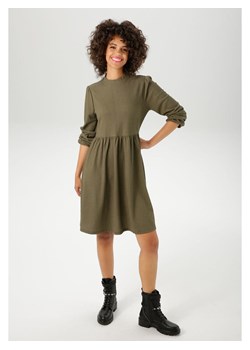 Aniston Sukienka w kolorze oliwkowym ze sklepu Limango Polska w kategorii Sukienki - zdjęcie 188946781