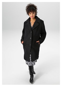 Aniston Płaszcz pluszowy w kolorze czarnym ze sklepu Limango Polska w kategorii Kurtki damskie - zdjęcie 188946790