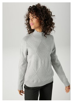 Aniston Sweter w kolorze jasnoszarym ze sklepu Limango Polska w kategorii Swetry damskie - zdjęcie 188946841