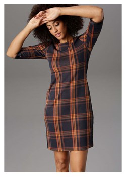 Aniston Sukienka w kolorze szaro-pomarańczowym ze sklepu Limango Polska w kategorii Sukienki - zdjęcie 188946850