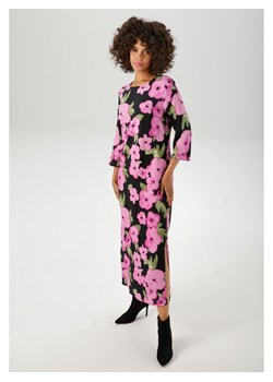 Aniston Sukienka w kolorze czarno-różowym ze sklepu Limango Polska w kategorii Sukienki - zdjęcie 188946873