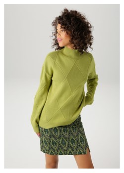 Aniston Sweter w kolorze zielonym ze sklepu Limango Polska w kategorii Swetry damskie - zdjęcie 188946960