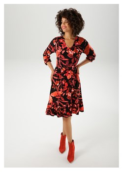 Aniston Sukienka w kolorze czarno-czerwonym ze sklepu Limango Polska w kategorii Sukienki - zdjęcie 188947041