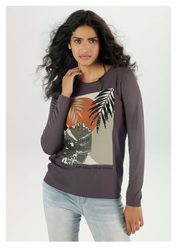 Aniston Koszulka w kolorze szarym ze sklepu Limango Polska w kategorii Bluzki damskie - zdjęcie 188947101