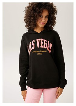 Aniston Bluza w kolorze czarnym ze sklepu Limango Polska w kategorii Bluzy damskie - zdjęcie 188947250