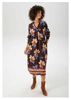 Aniston Sukienka w kolorze ciemnobrązowo-karmelowym ze sklepu Limango Polska w kategorii Sukienki - zdjęcie 188947341