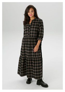 Aniston Sukienka w kolorze czarno-szarym ze sklepu Limango Polska w kategorii Sukienki - zdjęcie 188947390