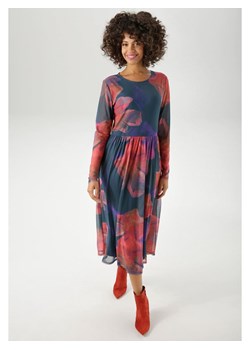 Aniston Sukienka w kolorze niebiesko-czerwonym ze sklepu Limango Polska w kategorii Sukienki - zdjęcie 188947584