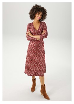 Aniston Sukienka w kolorze bordowym ze sklepu Limango Polska w kategorii Sukienki - zdjęcie 188947600
