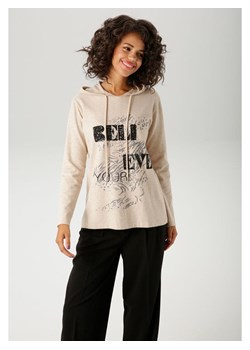 Aniston Bluza w kolorze beżowym ze sklepu Limango Polska w kategorii Bluzy damskie - zdjęcie 188947612