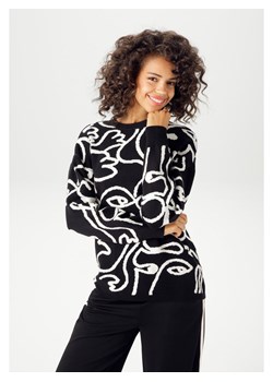 Aniston Sweter w kolorze czarno-białym ze sklepu Limango Polska w kategorii Swetry damskie - zdjęcie 188947762