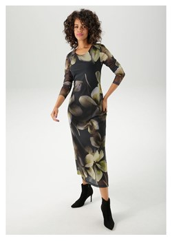 Aniston Sukienka w kolorze czarno-zielonym ze sklepu Limango Polska w kategorii Sukienki - zdjęcie 188948040