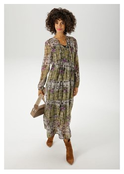 Aniston Sukienka w kolorze zielonym ze sklepu Limango Polska w kategorii Sukienki - zdjęcie 188948124