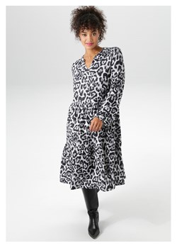 Aniston Sukienka w kolorze jasnoszaro-czarnym ze sklepu Limango Polska w kategorii Sukienki - zdjęcie 188948164
