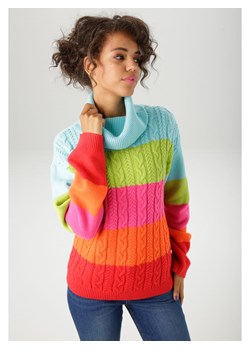 Aniston Golf ze wzorem ze sklepu Limango Polska w kategorii Swetry damskie - zdjęcie 188948264