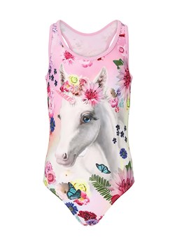 Zigzag Strój kąpielowy "Paradise" w kolorze jasnoróżowo-białym ze wzorem ze sklepu Limango Polska w kategorii Stroje kąpielowe - zdjęcie 188948871