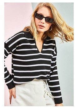 Bianco Lucci Sweter w kolorze czarno-białym ze sklepu Limango Polska w kategorii Swetry damskie - zdjęcie 188950751