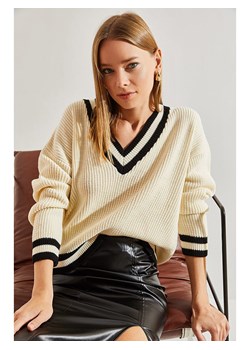 Bianco Lucci Sweter w kolorze beżowym ze sklepu Limango Polska w kategorii Swetry damskie - zdjęcie 188950830