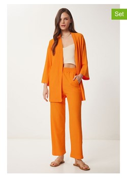Happiness Istanbul 2-częściowy zestaw w kolorze pomarańczowym ze sklepu Limango Polska w kategorii Swetry damskie - zdjęcie 188951041