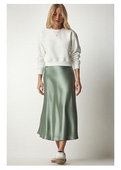 Happiness Istanbul Spódnica w kolorze zielonym ze sklepu Limango Polska w kategorii Spódnice - zdjęcie 188951082