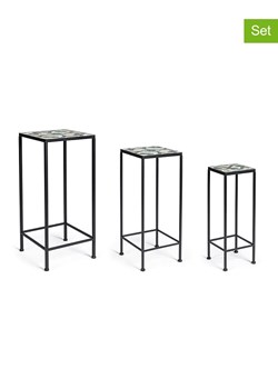 Bizzotto Stojaki (3 szt.) w kolorze czarno-niebieskim na rośliny ze sklepu Limango Polska w kategorii Doniczki i osłonki - zdjęcie 188951510