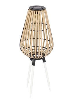 Bizzotto Lampa solarna "Kiki" w kolorze jasnobrązowym - wys. 52,5 x Ø 20 cm ze sklepu Limango Polska w kategorii Oświetlenie - zdjęcie 188951720