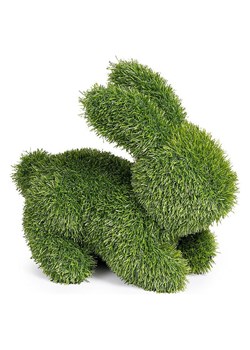 Bizzotto Figurka dekoracyjna "Rabbit" w kolorze zielonym - 40 x 30 x 22 cm ze sklepu Limango Polska w kategorii Dekoracje i akcesoria ogrodowe - zdjęcie 188951743