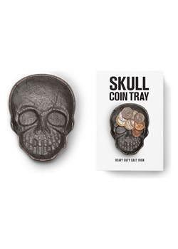 SuckUK Podkładka "Skull" w kolorze czarnym na monety - 11,8 x 8,8 cm ze sklepu Limango Polska w kategorii Akcesoria i przechowywanie - zdjęcie 188951924