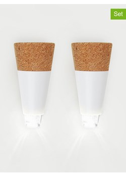 SuckUK Lampki LED (2 szt.) w kolorze ciepłej bieli do butelek - dł. 5 cm ze sklepu Limango Polska w kategorii Oświetlenie - zdjęcie 188951961
