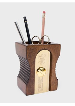 SuckUK Pojemnik "Sharpener" w kolorze brązowym na ołówki - 8,5 x 12 x 8,5 cm ze sklepu Limango Polska w kategorii Akcesoria i przechowywanie - zdjęcie 188952054