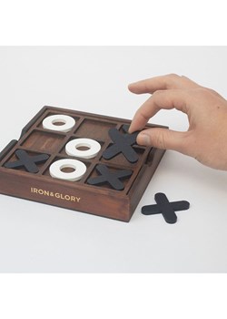 Luckies Original Gra planszowa "Tic-Tac-Toe" w kolorze brązowym - 8+ ze sklepu Limango Polska w kategorii Zabawki - zdjęcie 188952303