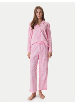 LAUREN RALPH LAUREN Piżama ILN92499 Różowy Regular Fit ze sklepu MODIVO w kategorii Piżamy damskie - zdjęcie 188952911