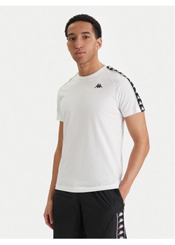 Kappa T-Shirt Banda Coen 303UV10 Biały Slim Fit ze sklepu MODIVO w kategorii T-shirty męskie - zdjęcie 188952934