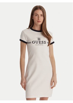 Guess Sukienka codzienna V6GK05 K2988 Biały Regular Fit ze sklepu MODIVO w kategorii Sukienki - zdjęcie 188952952