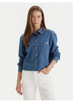 Calvin Klein Jeans Koszula jeansowa New Dad LV047F790G Niebieski Regular Fit ze sklepu MODIVO w kategorii Koszule damskie - zdjęcie 188952974