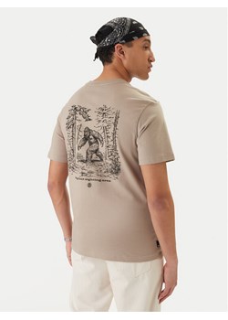 Element T-Shirt Bigfoot Walking ELYZT00584 Beżowy Regular Fit ze sklepu MODIVO w kategorii T-shirty męskie - zdjęcie 188952993