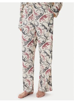 Tommy Hilfiger Spodnie piżamowe UW0UW06244 Écru ze sklepu MODIVO w kategorii Piżamy damskie - zdjęcie 188953034