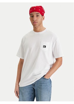 Quiksilver T-Shirt Salt Water EQYZT08205 Biały Comfort Fit ze sklepu MODIVO w kategorii T-shirty męskie - zdjęcie 188953070
