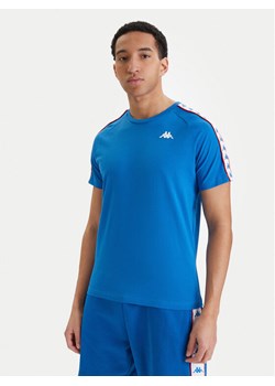 Kappa T-Shirt Banda Coen 303UV10 Niebieski Slim Fit ze sklepu MODIVO w kategorii T-shirty męskie - zdjęcie 188953072