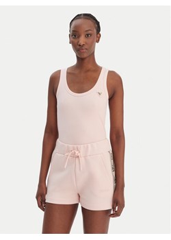 Guess Top V4YP06 K8RT2 Różowy Regular Fit ze sklepu MODIVO w kategorii Bluzki damskie - zdjęcie 188953082