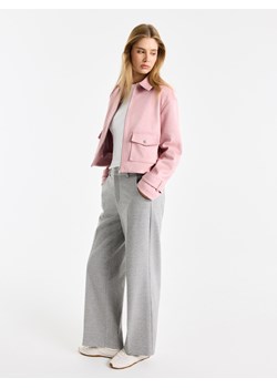 Mohito - Kurtka z imitacji zamszu - różowy ze sklepu Mohito w kategorii Kurtki damskie - zdjęcie 188954452