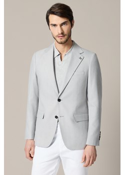 Marynka Męska Szara w Jodełkę Larino ze sklepu Lancerto S.A. w kategorii Marynarki męskie - zdjęcie 188954494