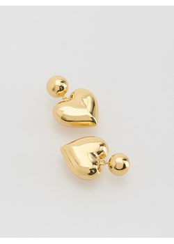 Reserved - Kolczyki w kształcie serca - złoty ze sklepu Reserved w kategorii Kolczyki - zdjęcie 188954562