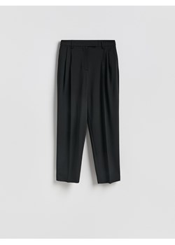 Reserved - Spodnie carrot fit - czarny ze sklepu Reserved w kategorii Spodnie damskie - zdjęcie 188955702