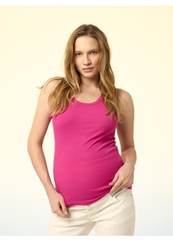 Reserved - Prążkowany top - intensywny róż ze sklepu Reserved w kategorii Bluzki damskie - zdjęcie 188955770