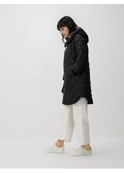 Reserved - Długa kurtka z kapturem - czarny ze sklepu Reserved w kategorii Kurtki damskie - zdjęcie 188955811