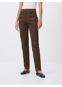 Reserved - Jeansy mom fit z dłuższą nogawką - dark grey jeans ze sklepu Reserved w kategorii Jeansy damskie - zdjęcie 188955911