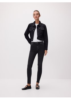 Reserved - Jeansy slim z dłuższą nogawką - czarny ze sklepu Reserved w kategorii Jeansy damskie - zdjęcie 188955970