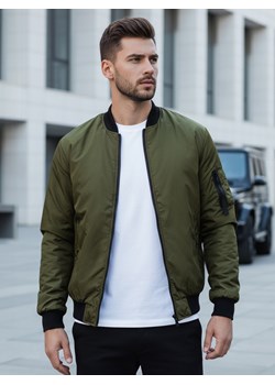 Kurtka męska bomber jacket zielona Dstreet TX4425 ze sklepu DSTREET.PL w kategorii Kurtki męskie - zdjęcie 188956021